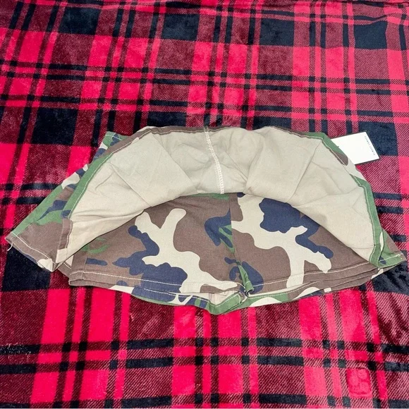 Camo Pleated Mini Skort - Picture 9 of 13